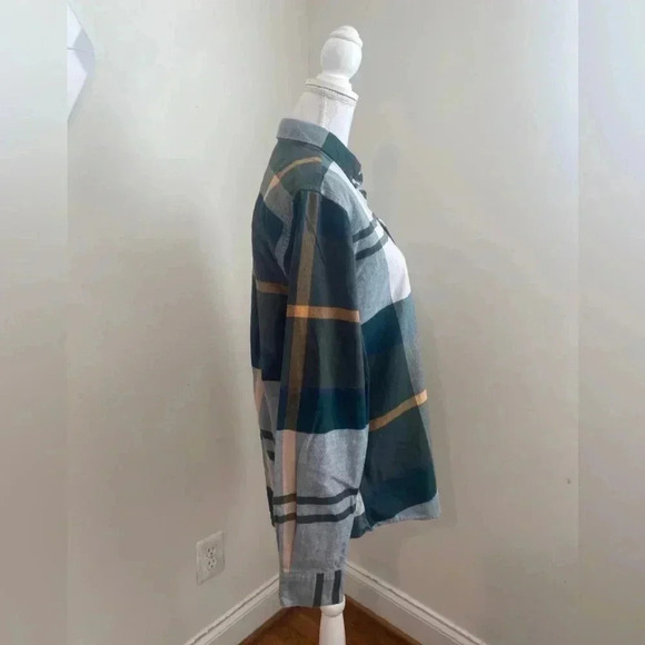 Barbour Mens Tartan 7 Tailored Plaid Long-sleeve Shirt Size m - Picture 4 of 7